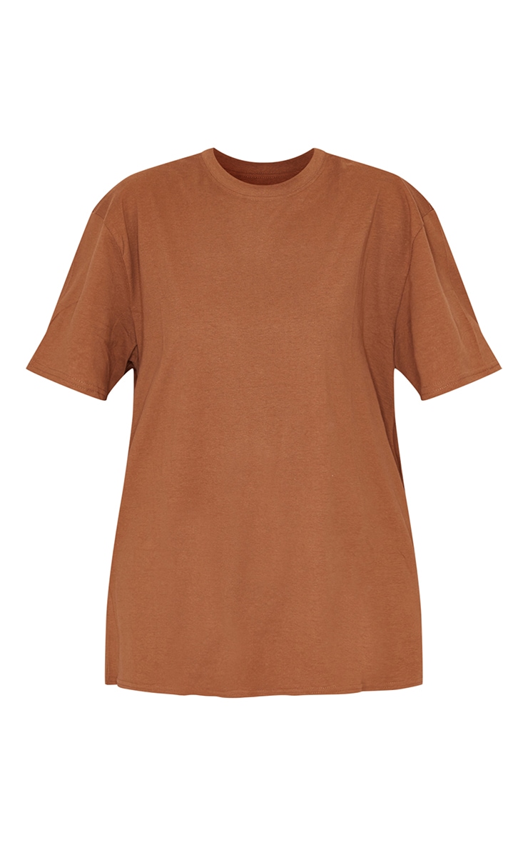 Cotton  Chocolate Oversized T-Shirt image 2