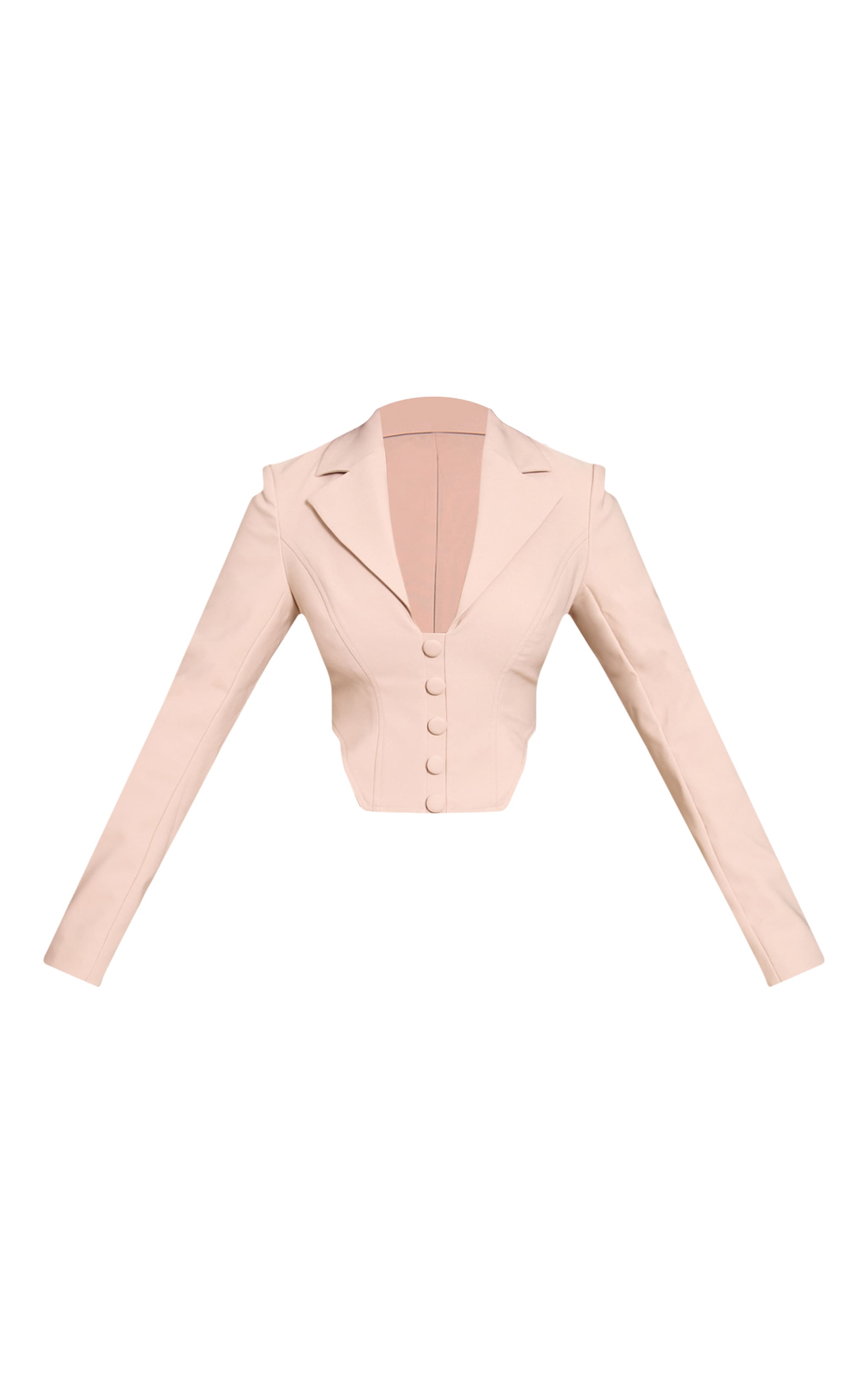 Shape Stone Dipped Hem Corset Blazer image 5