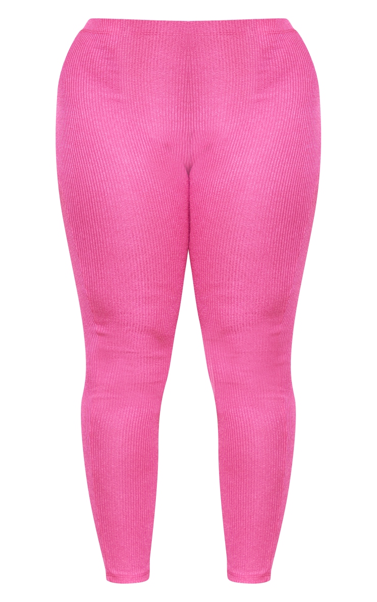 Metallic best sale leggings pink