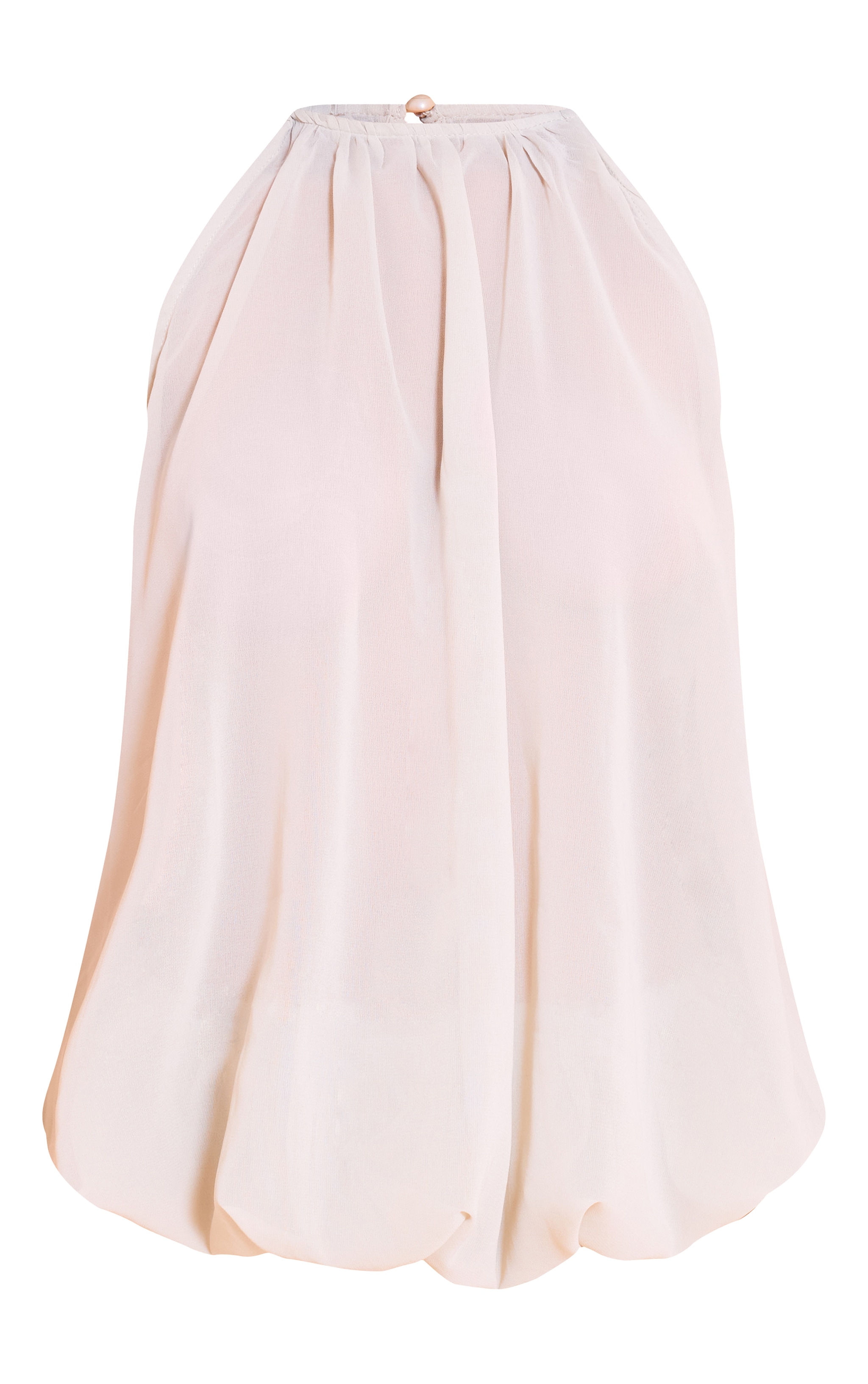 Petite Stone Ruched Sheer Chiffon Mini Dress image 5