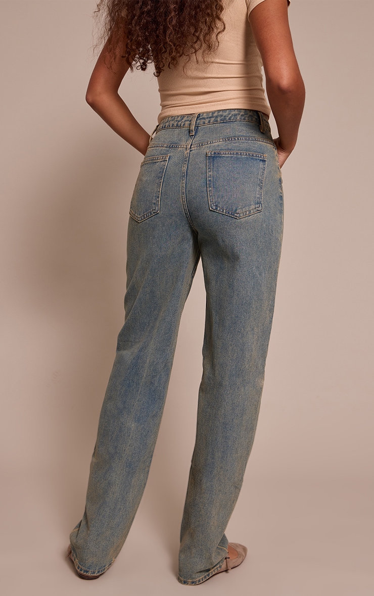 Tall Vintage Wash High Waist Boyfriend Jeans image 3