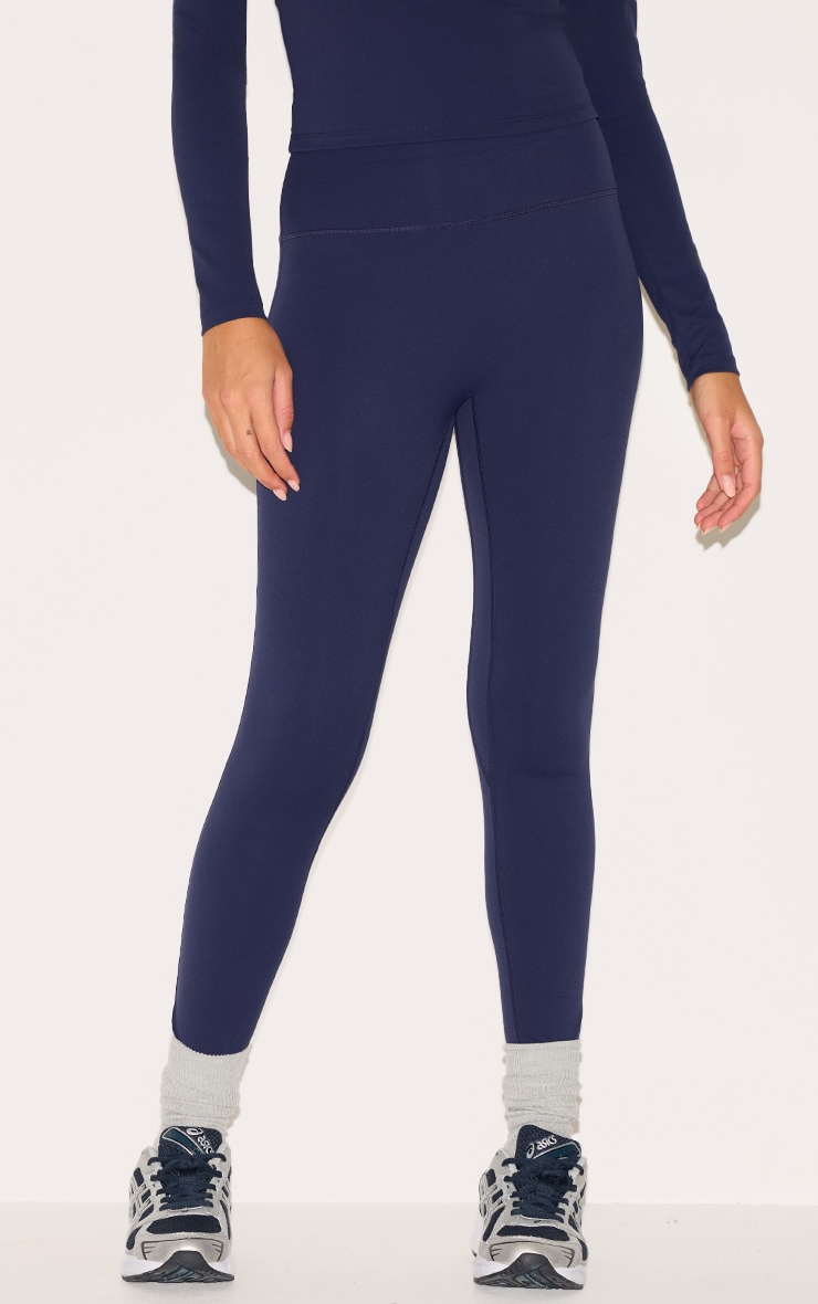 Navy Ultimate Sculpt High Waist Gym Leggings image 2
