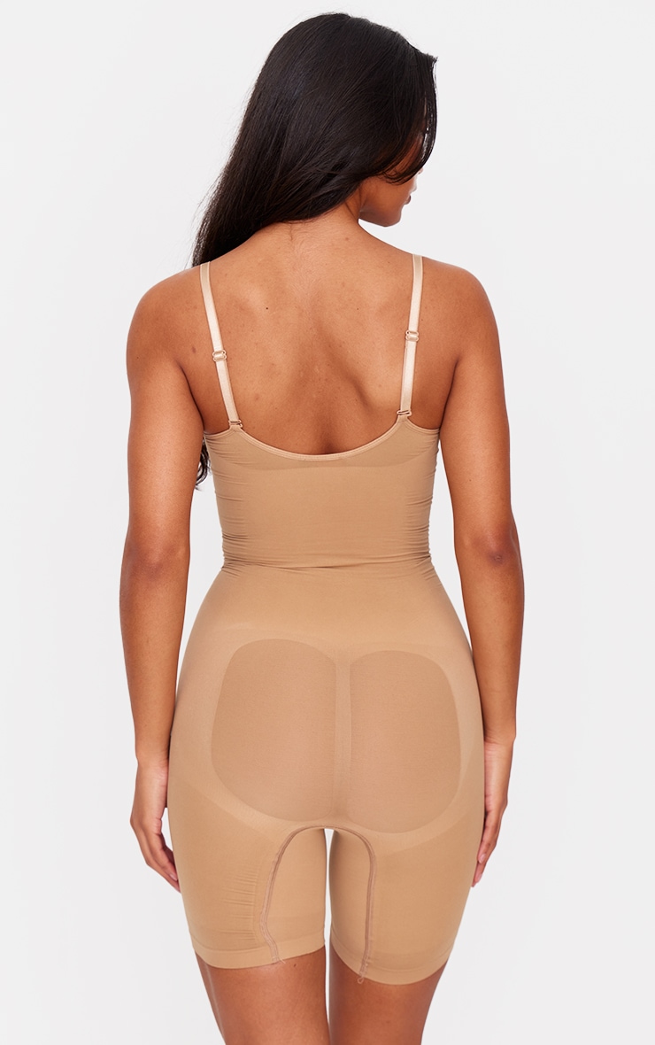 Nude Mid Thigh Shapewear Bodysuit image 2