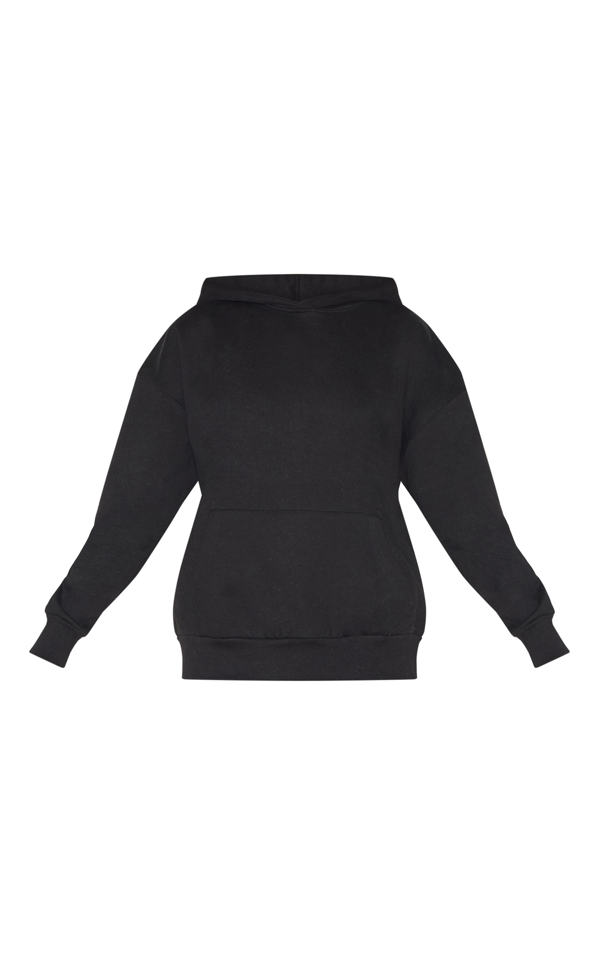 Black Premium Basic Oversized Hoodie image 5
