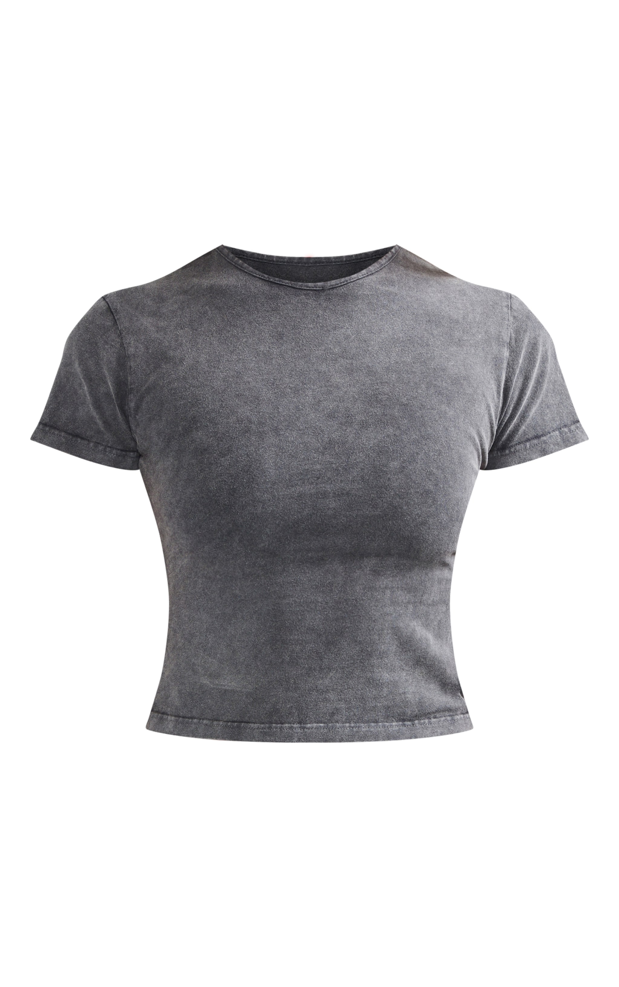 Charcoal Fitted T Shirt image 5