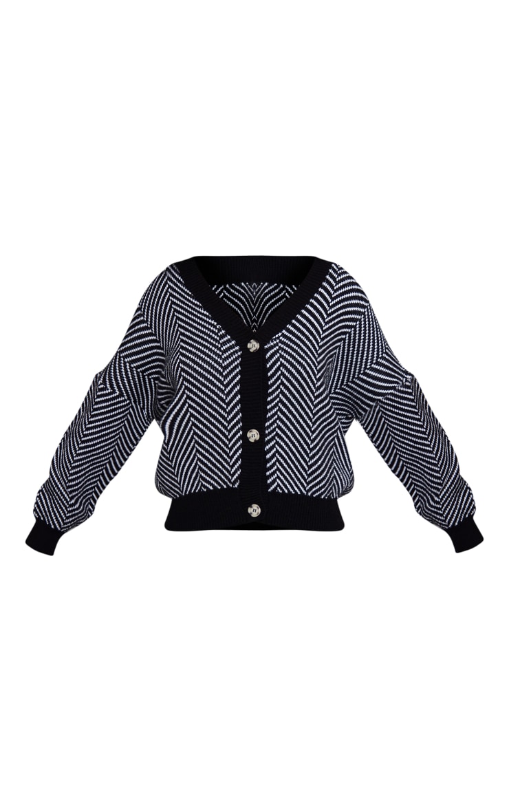 Tall Black Knitted Cardigan Tall PrettyLittleThing