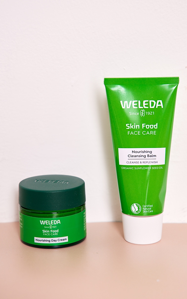 Weleda Skin food lot de baume nettoyante de visage et crème de jour image 2