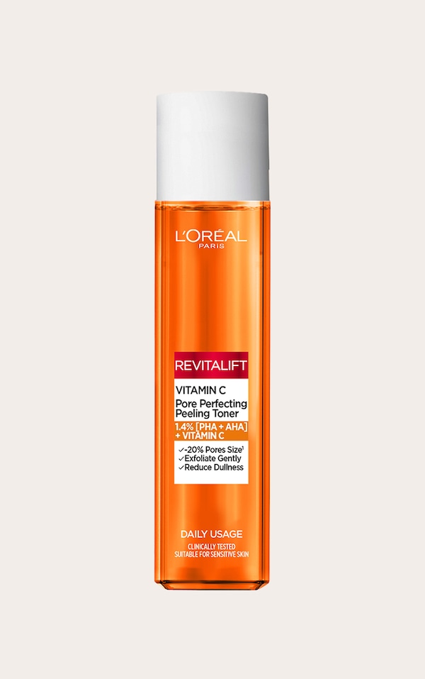 L'oréal Paris Tonique nettoyant peeling à la vitamine C pour les pores Bright Reveal