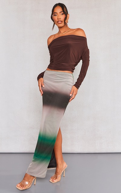 MATCHING SELMAN MESH MAXI SKIRT