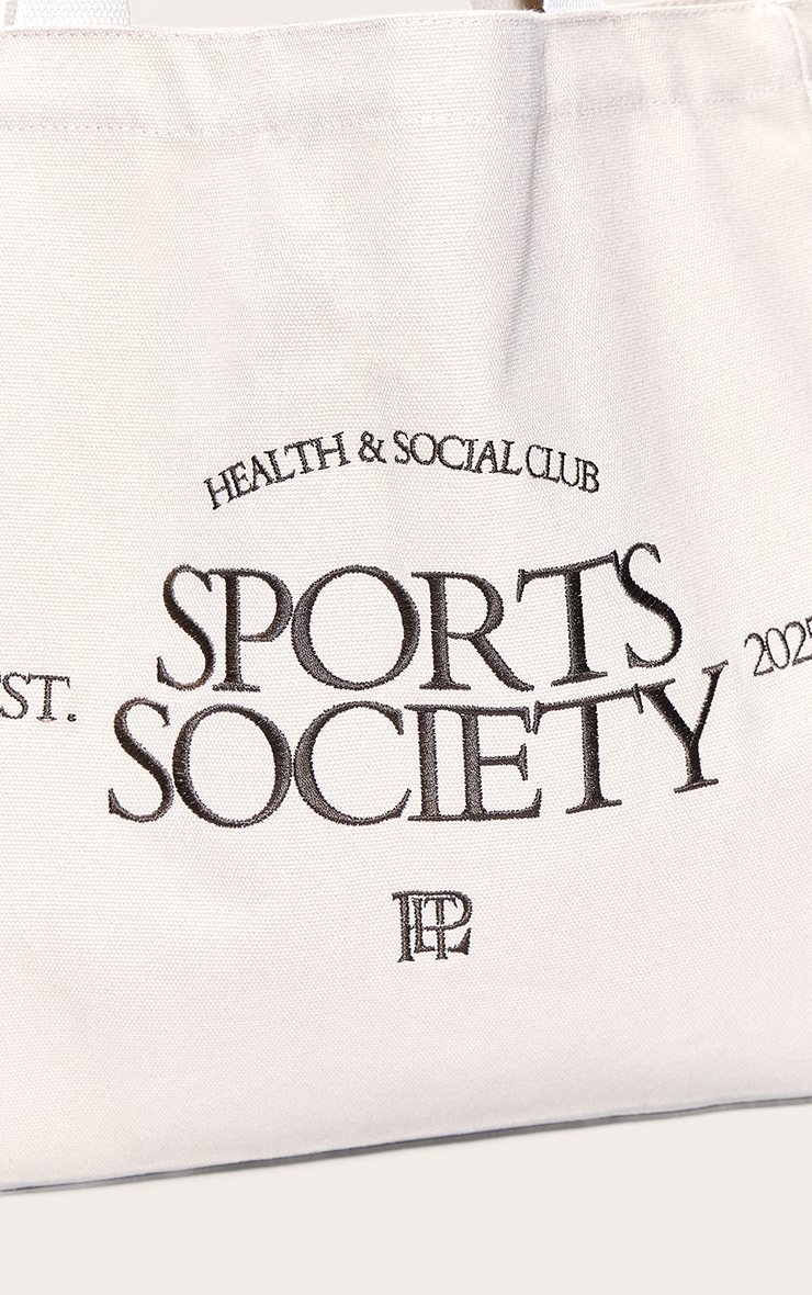 Natural Sports Society Canvas Tote Bag image 5