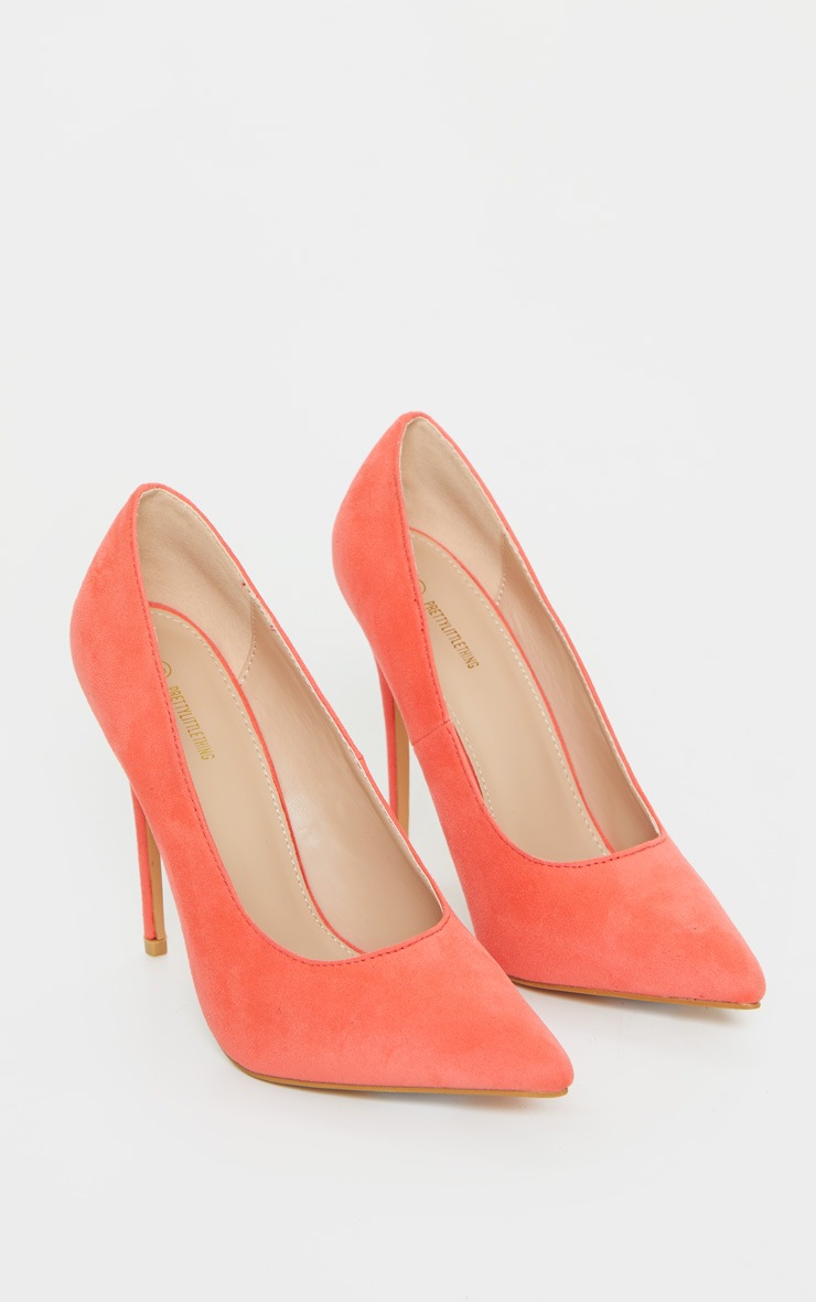 Coral Court Shoe Shoes PrettyLittleThing