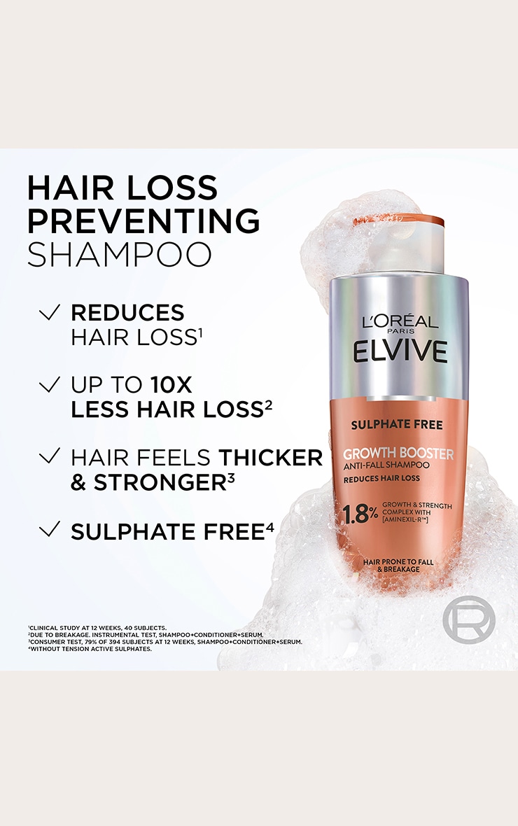 L’Oréal Paris Elvive Growth Booster Shampoo 200ml image 2