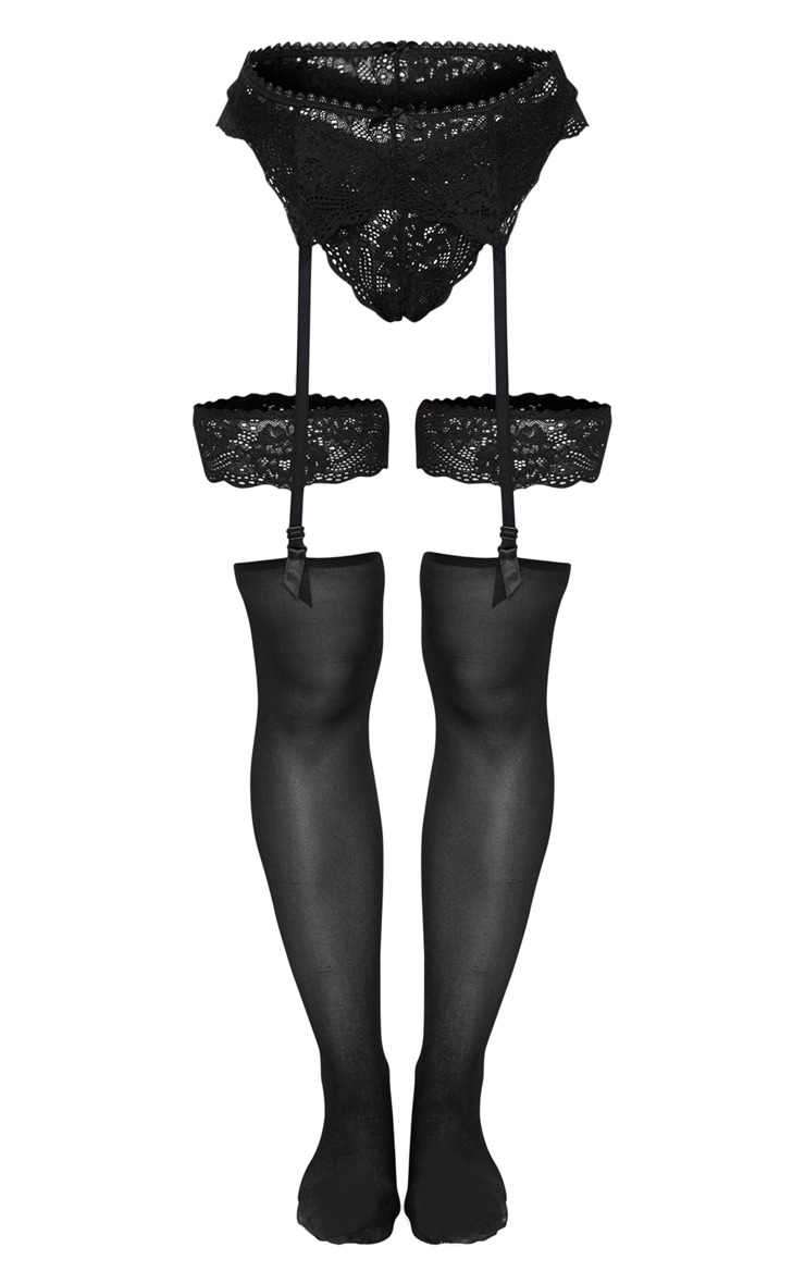 Ensemble portejarretelles, bas culotte PrettyLittleThing FR