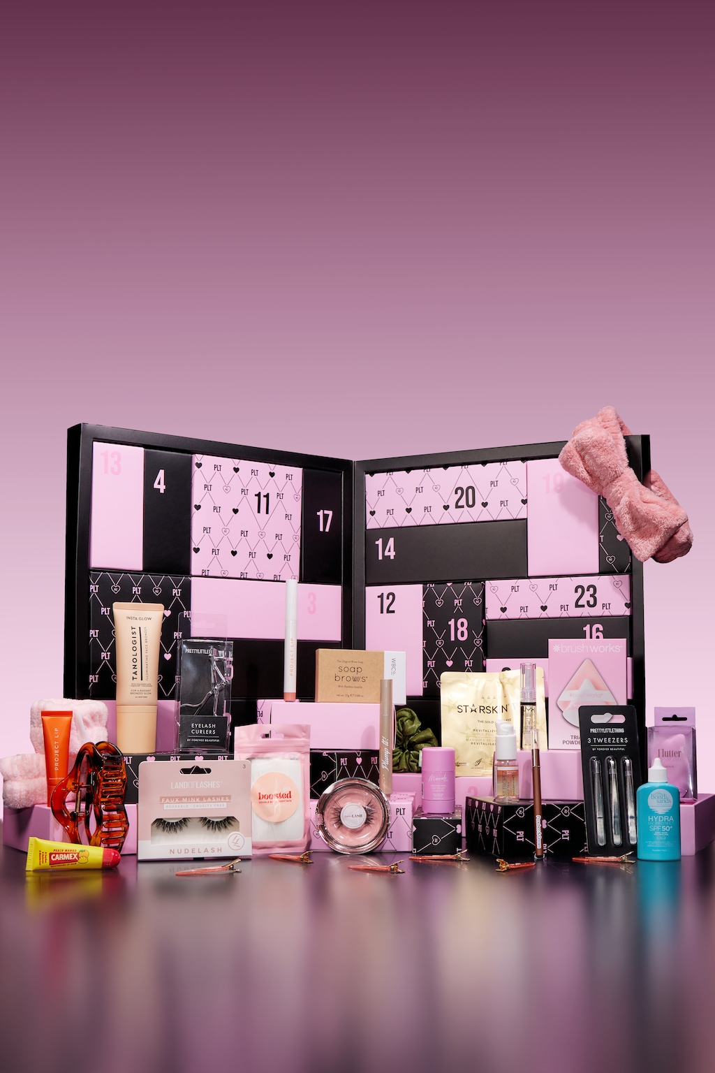 PLT 2024 Beauty Advent Calendar (Worth £195) Beauty PrettyLittleThing