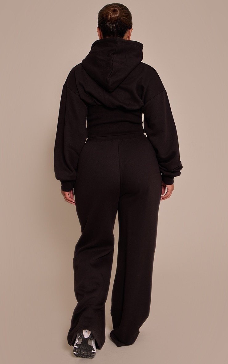 Shape Jogging large en sweat noir à lisérés devant image 3