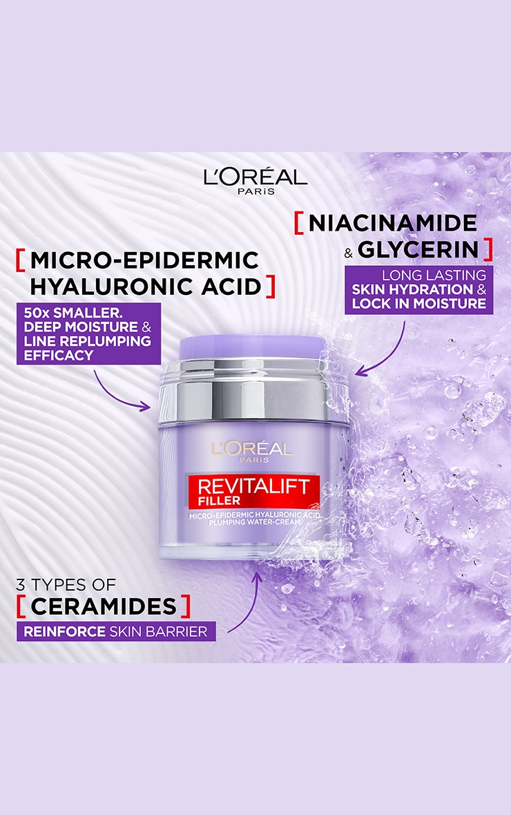 L'Oréal Paris Revitalift Crème Filler Plumping à l'acide hyaluronique image 2