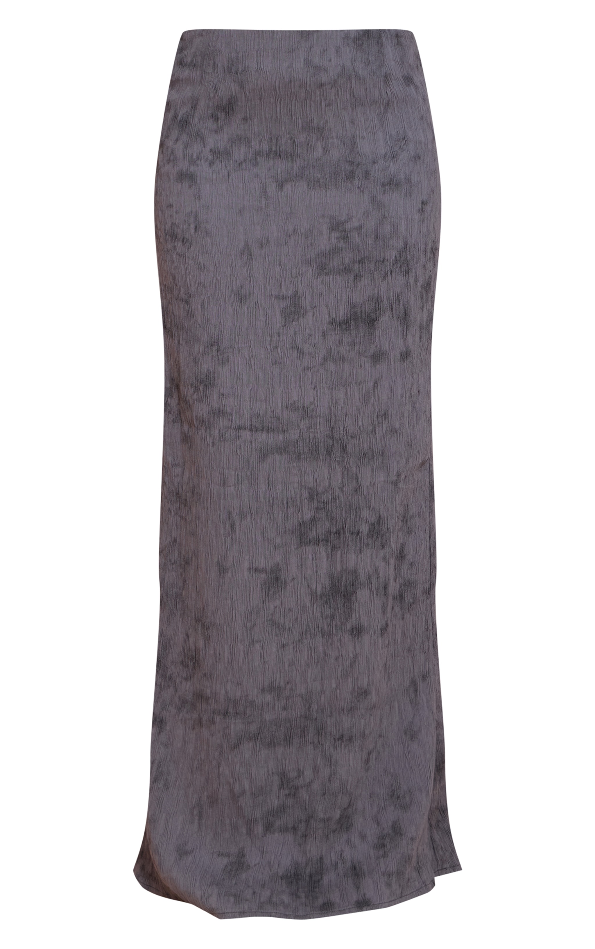 Jupe longue texturée imprimé gris anthracite image 5