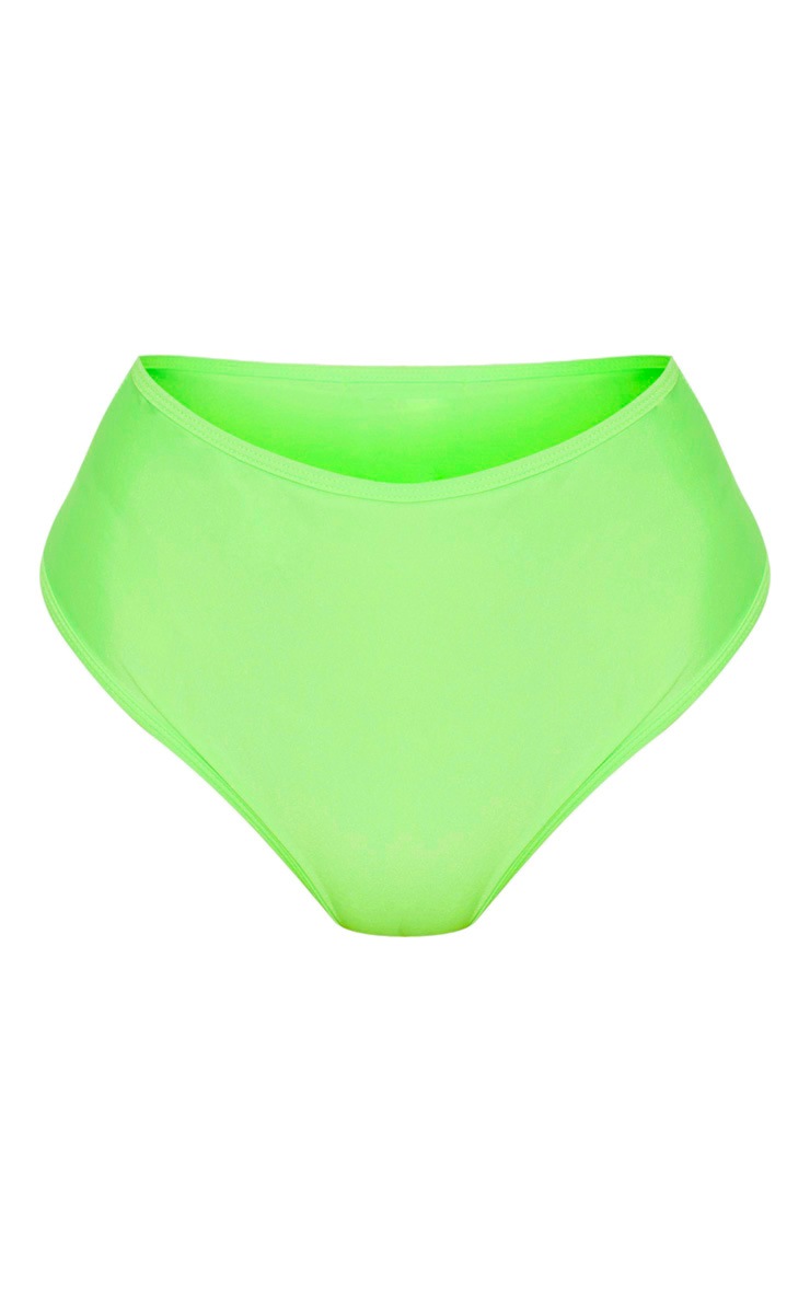 maillot de bain taille haute vert
