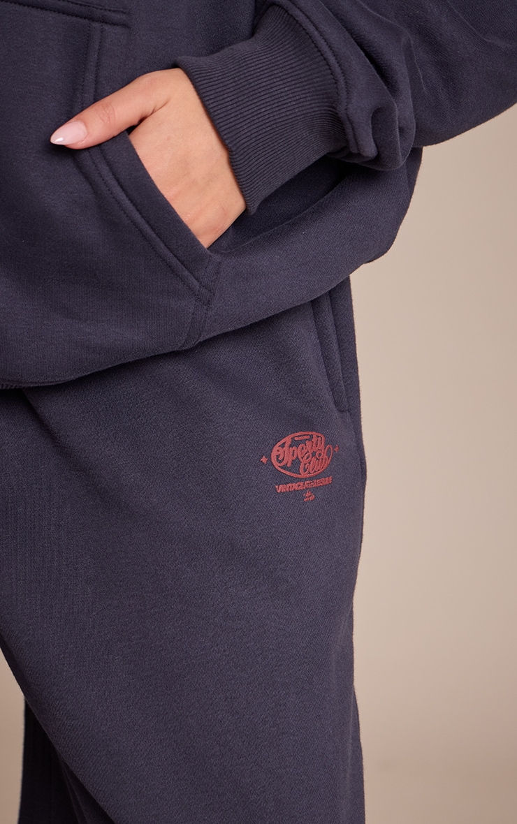 Plus Navy Logo Detail Cuff Sweatpant image 4