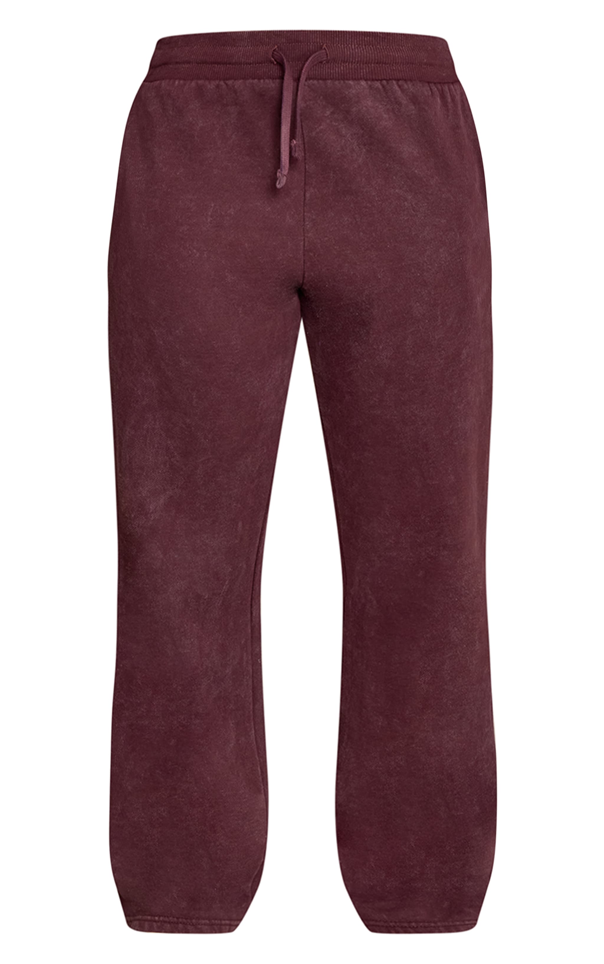 Shape Plum Washed Tie Front Straight Leg Joggers image 5