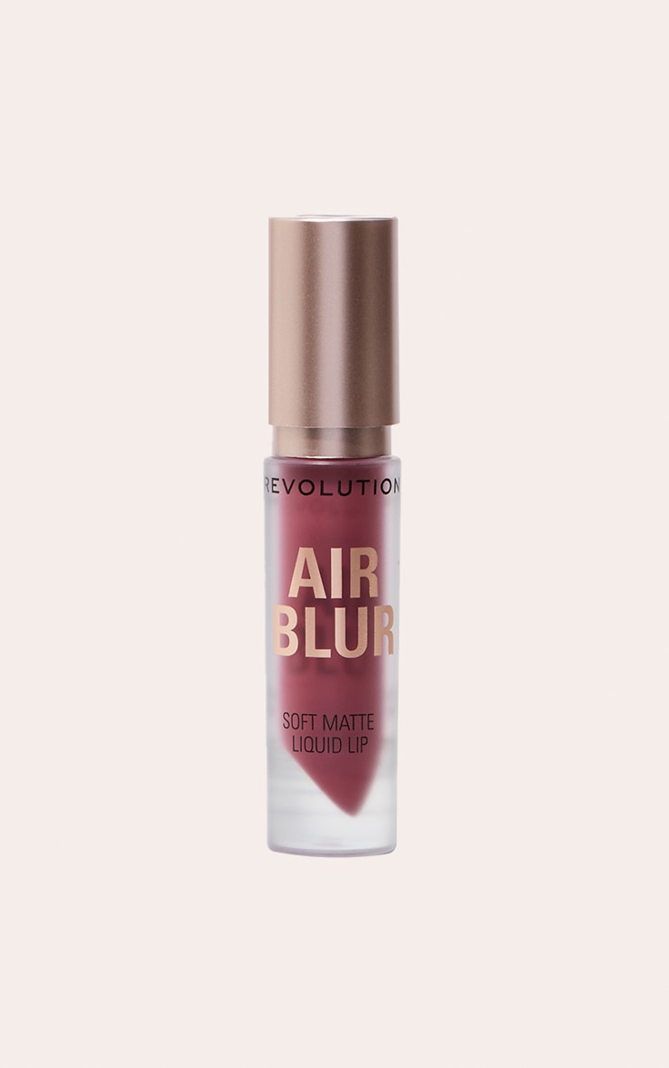 Revolution Air Blur Matte Liquid Lipstick Black Cherry image 3