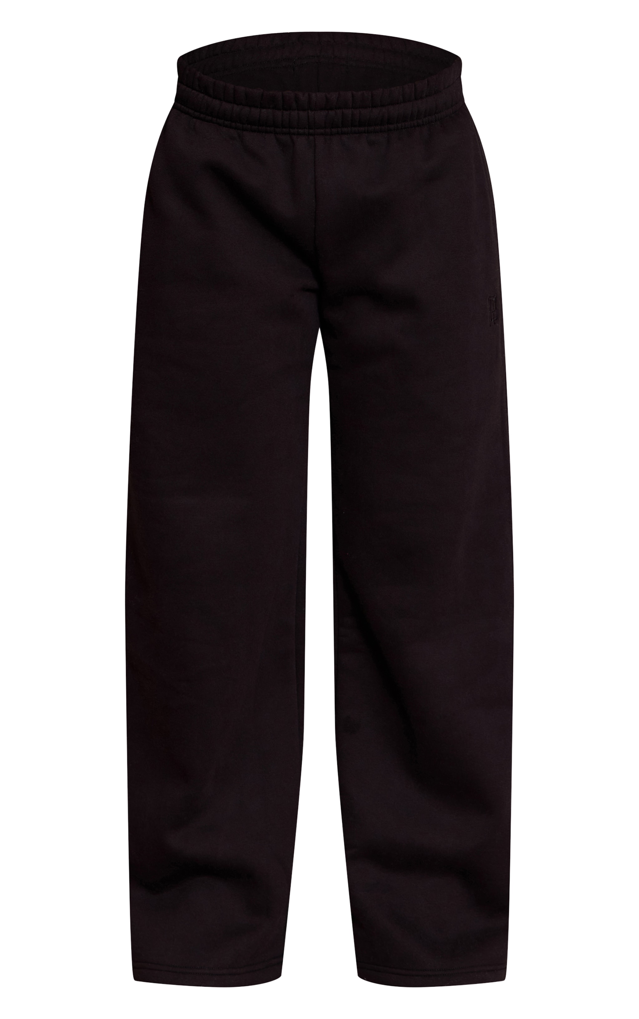 Petite Black Prettylittlething Straight Leg Sweatpants image 5