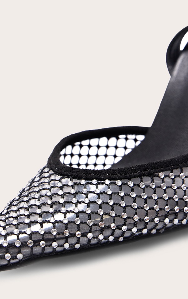 barely there diamante heels