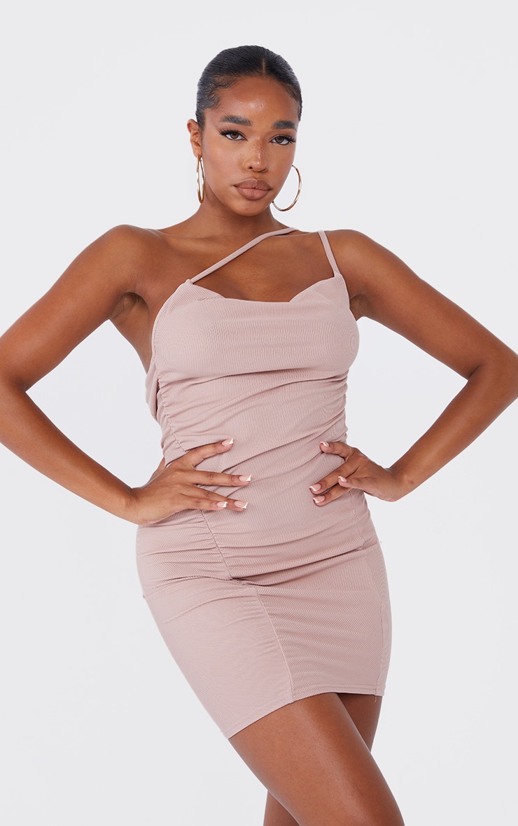 Gathered bodycon dress clearance