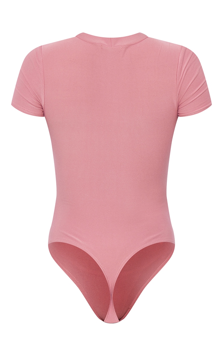 Pink Soft Touch Short Sleeve Bodysuit image 6