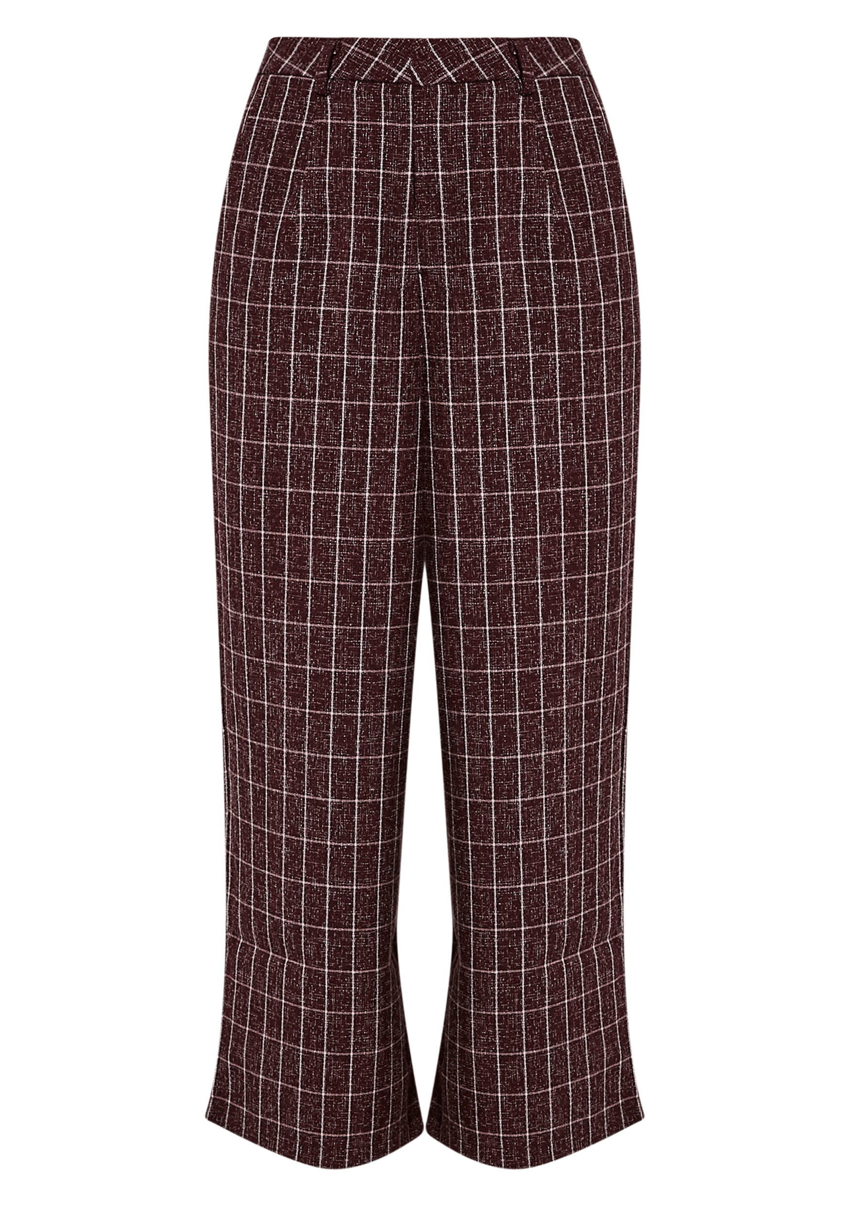 checked culottes