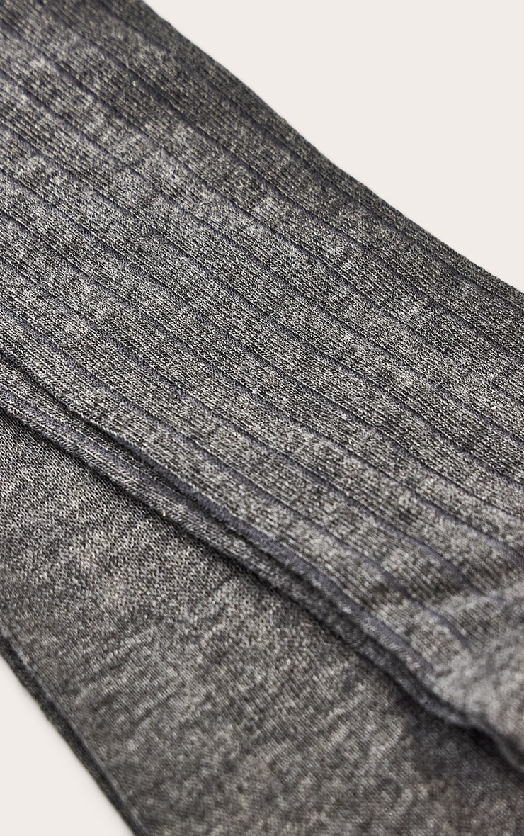 Chaussettes hautes en mesh gris image 3