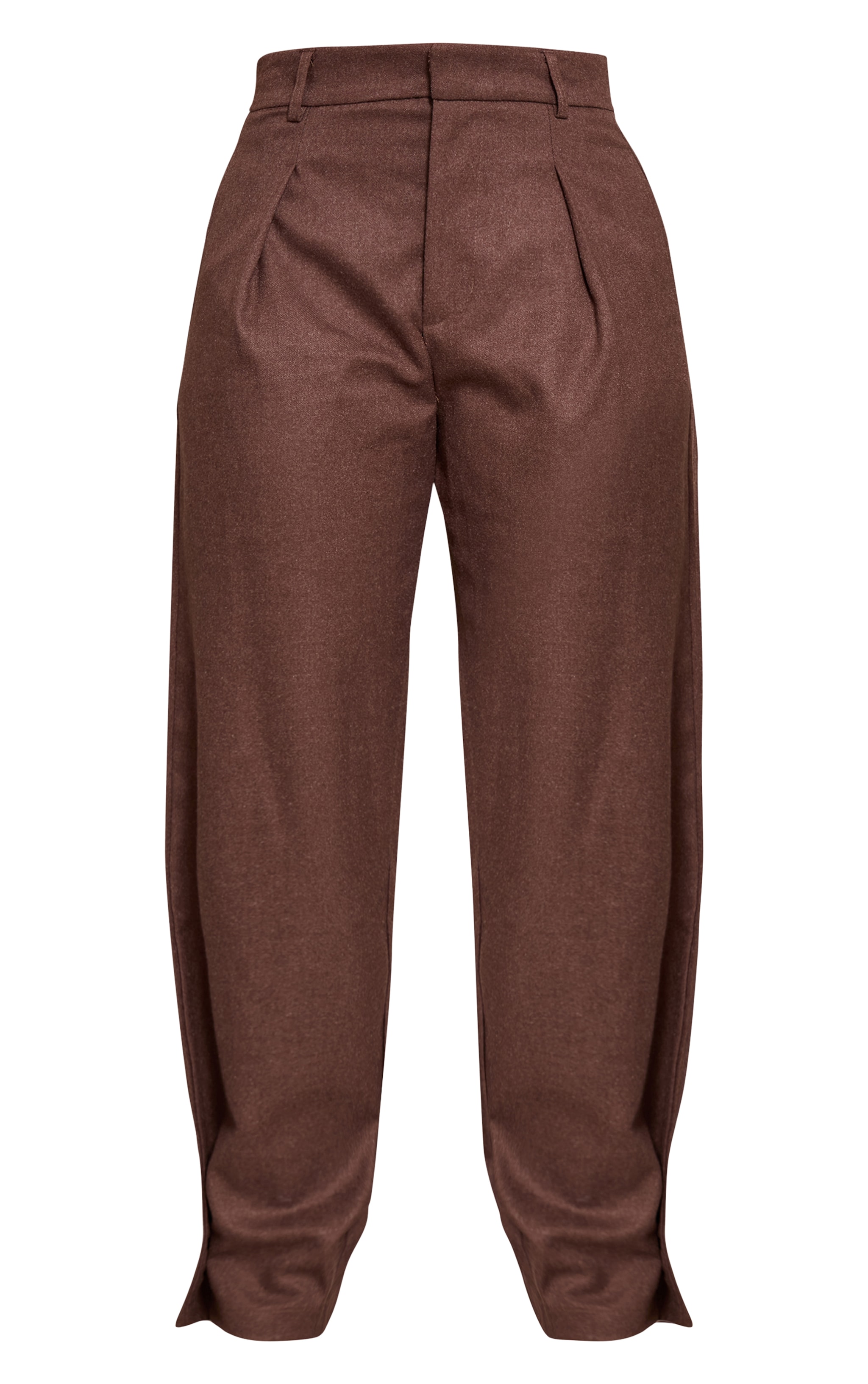 Shape Mocha Tailored Highwaisted Pleated Button Cuff Pant image 5