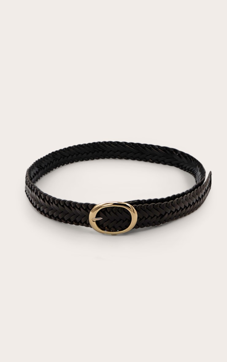 Chocolate Weave Oval Ring Belt image 2
