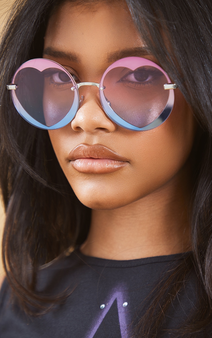 Ombre heart sunglasses store