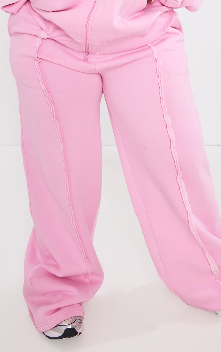 Deep Pink High Rise Joggers