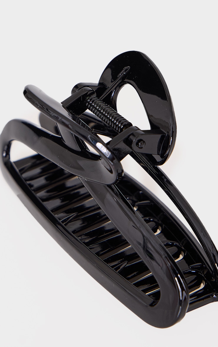 Black Curved Claw Clip image 3