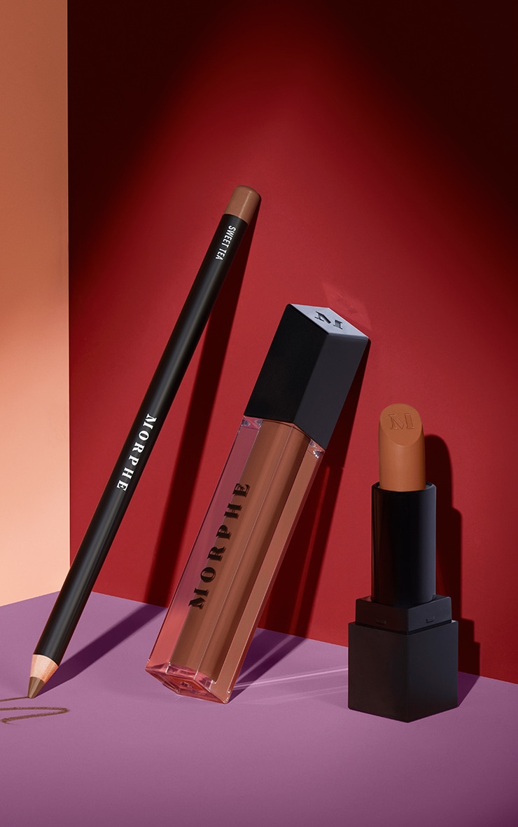 Morphe Out & A Pout Lip Trio Sweet Tea PrettyLittleThing KSA