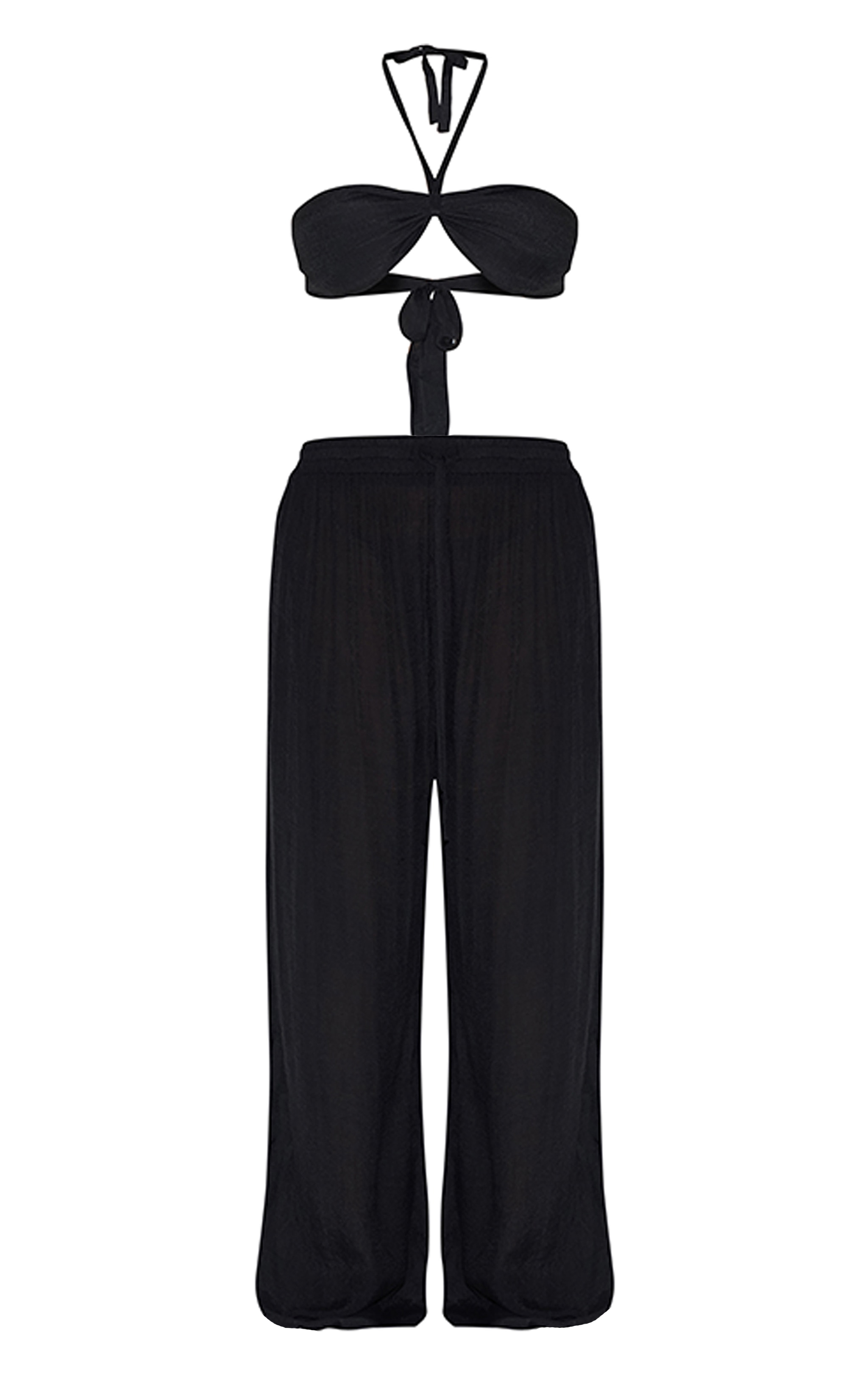 Plus Black Pants & Top Set image 5