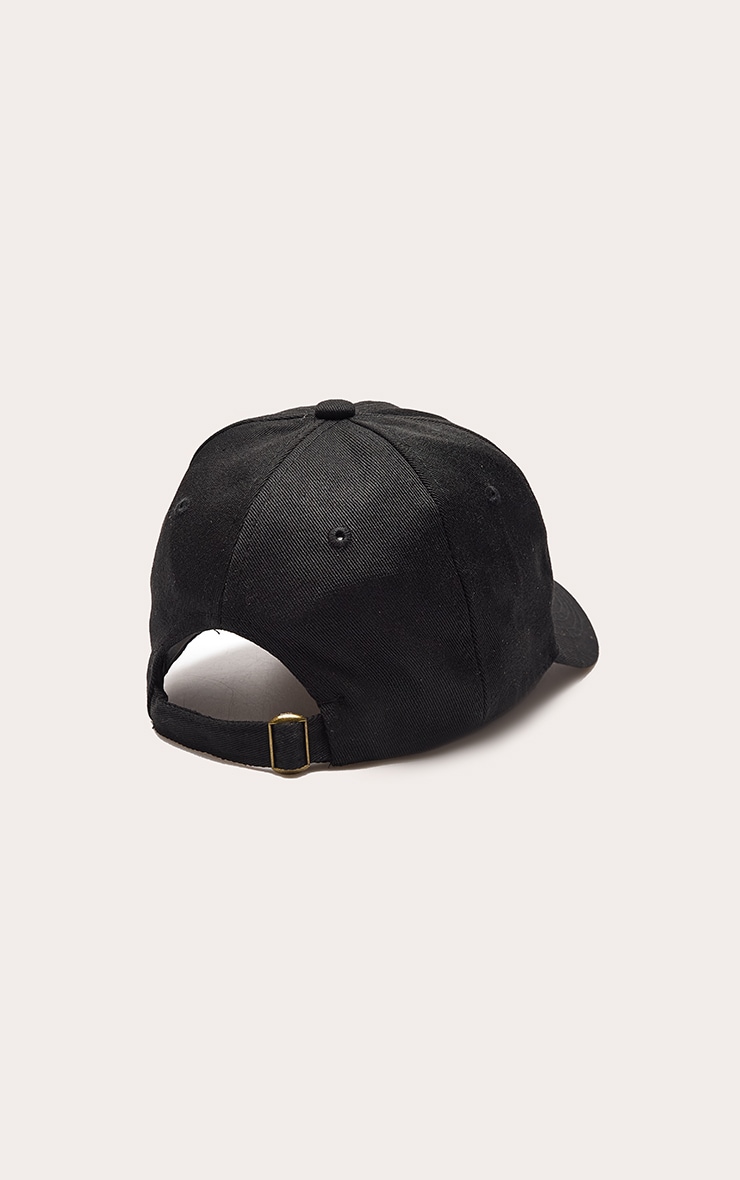 Black Los Angeles Graphic Baseball Cap image 3