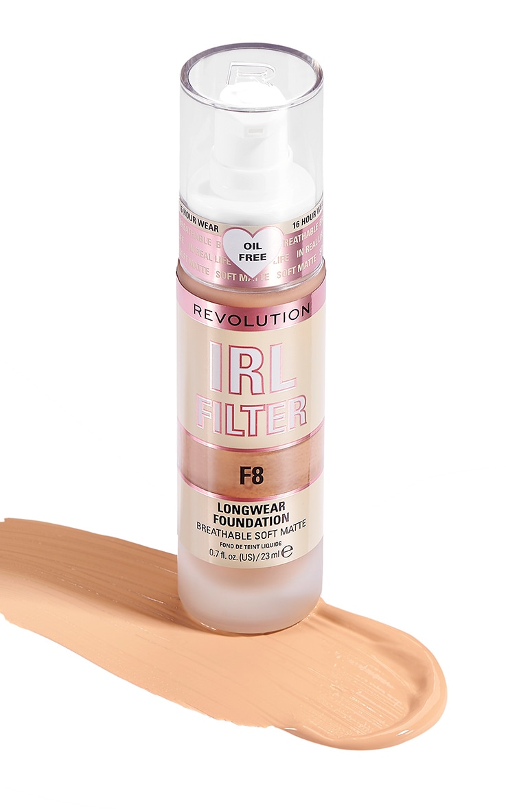 Makeup Revolution IRL Filter Longwear Foundation F8 PrettyLittleThing AUS
