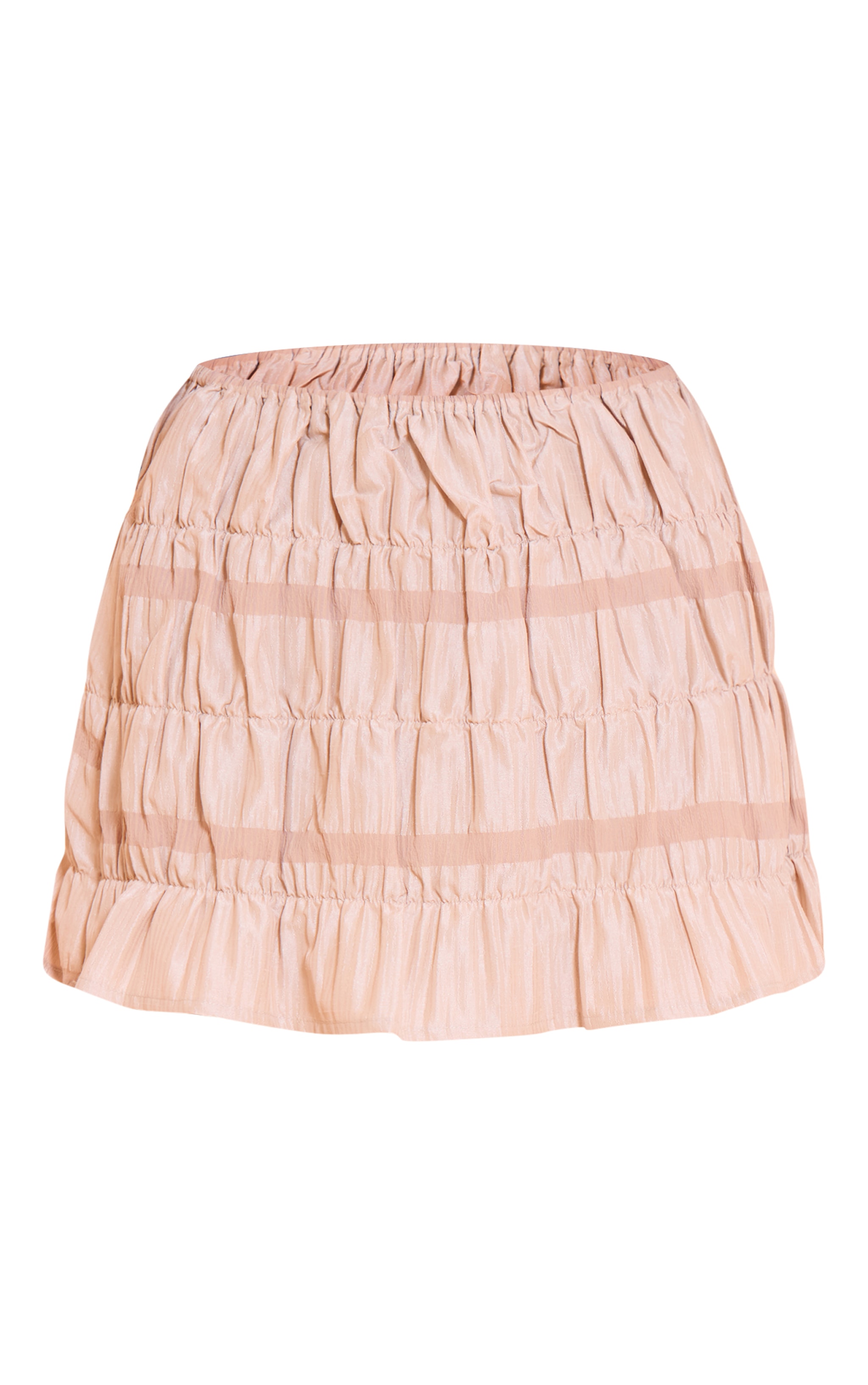 Petite Stone Shirred Mini Skirt image 6