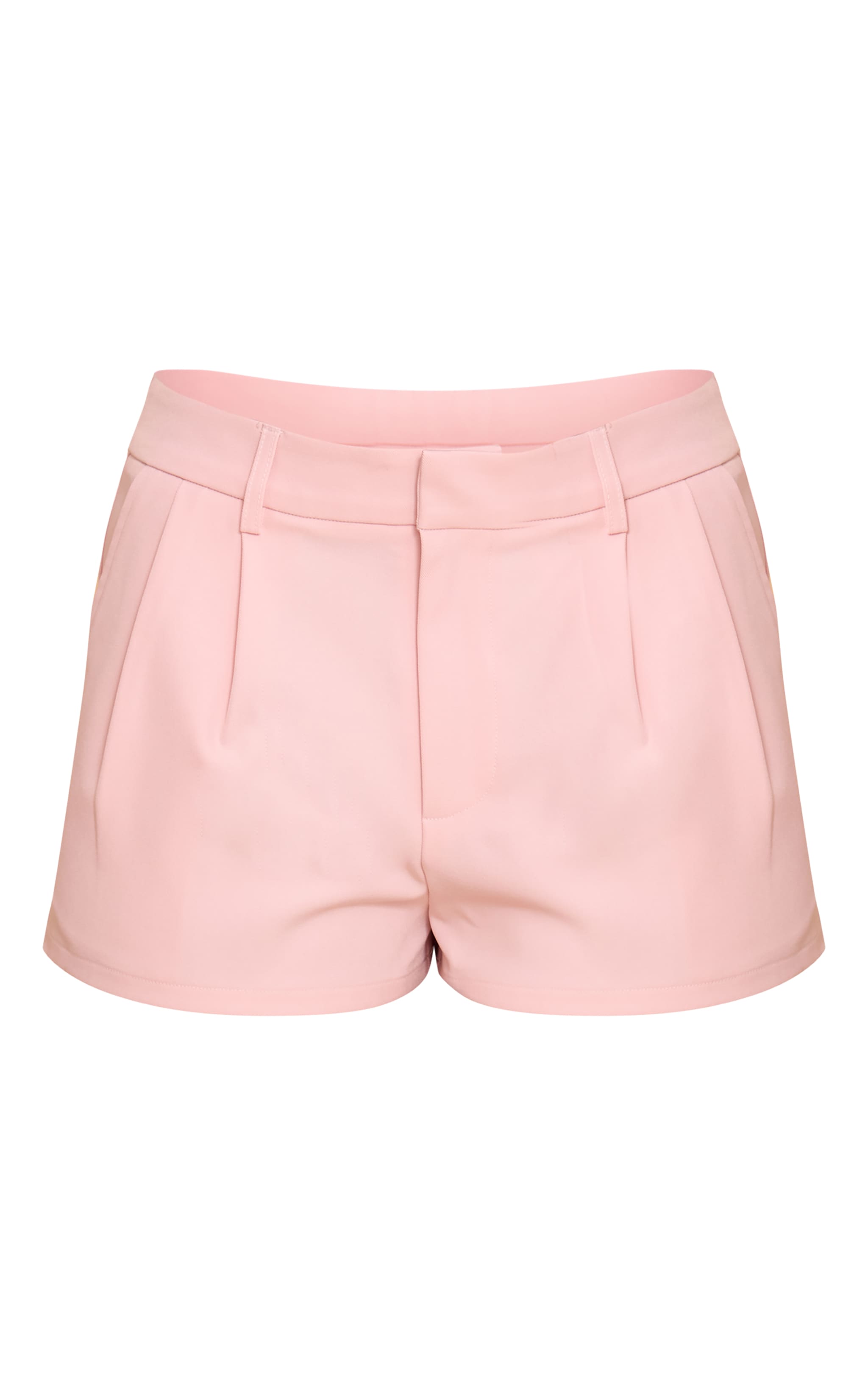 Light Pink Woven Tailored Shorts image 6