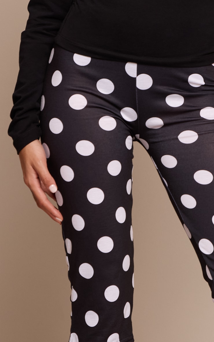  Black Polka Dot Capri's   image 4