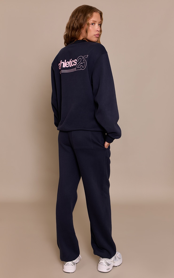 Navy Athletics 25 Cotton Fleece Oversized Crew Sweatshirt image 2