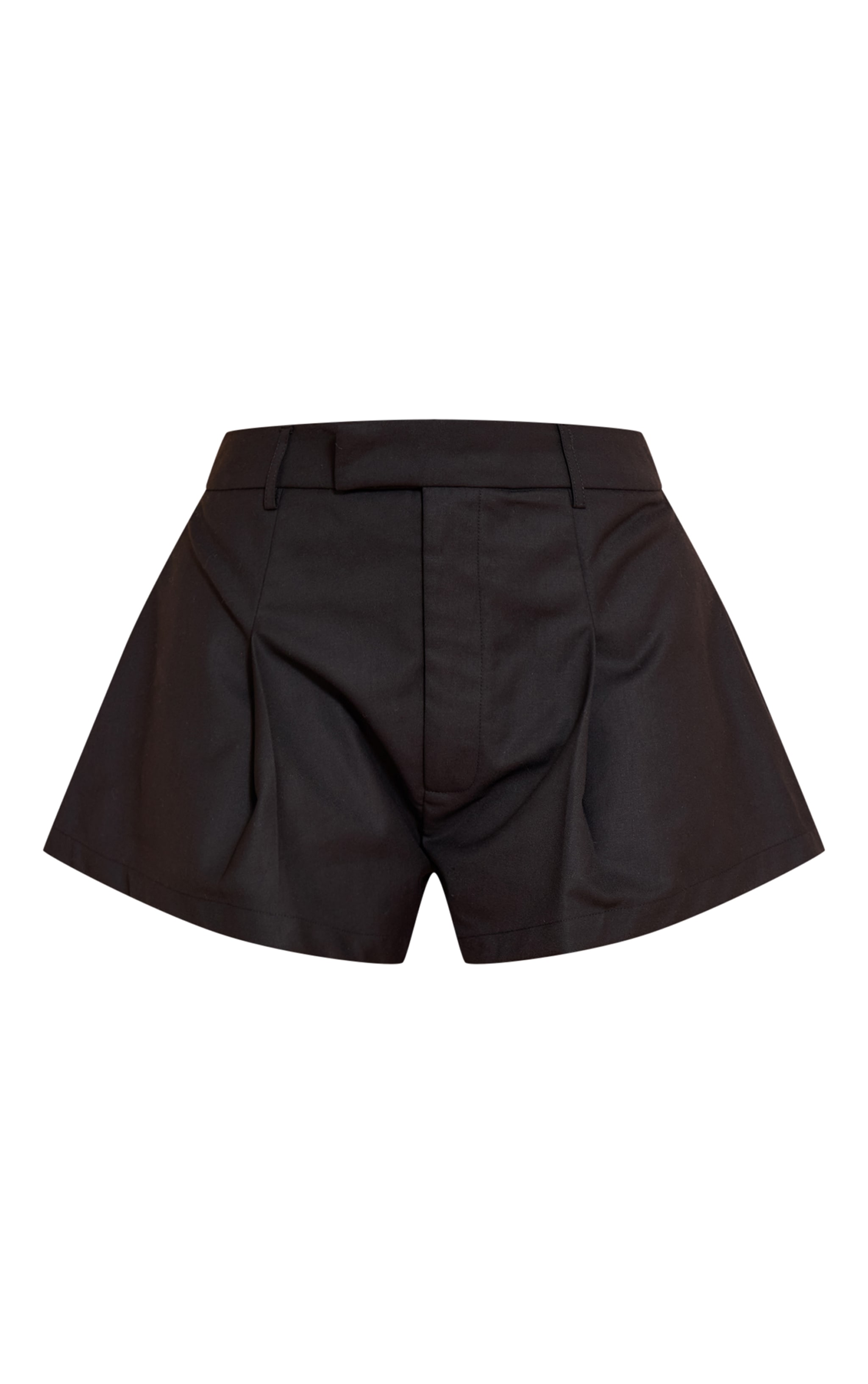 Shape Black Tailored Adjustable Waist Shorts image 6