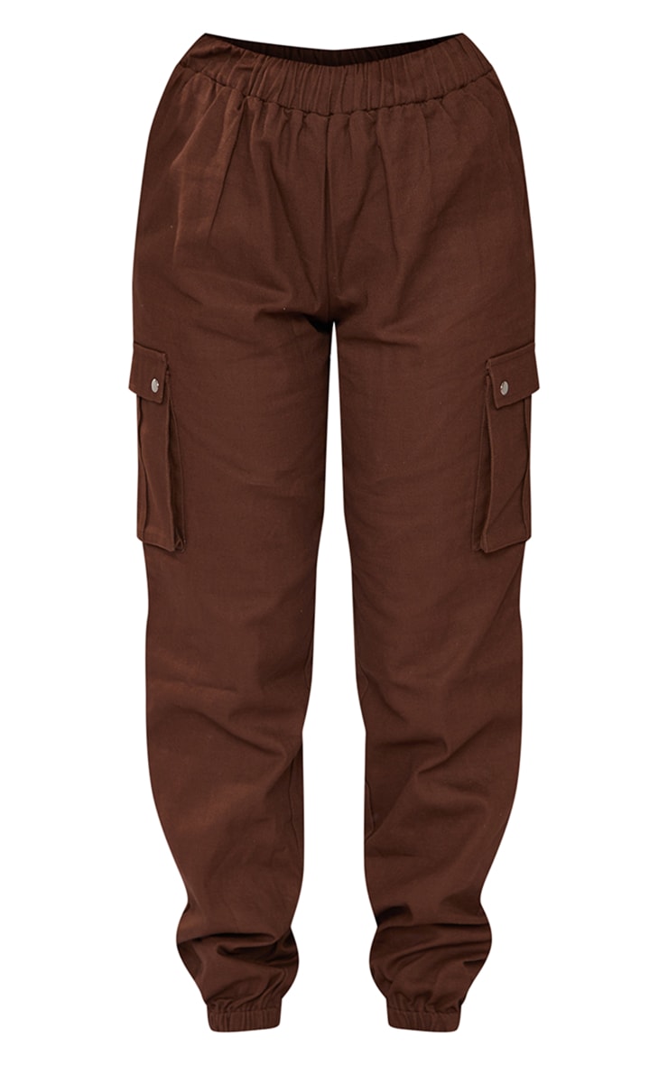 Petite Chocolate Pocket Detail Cargo Pants image 5