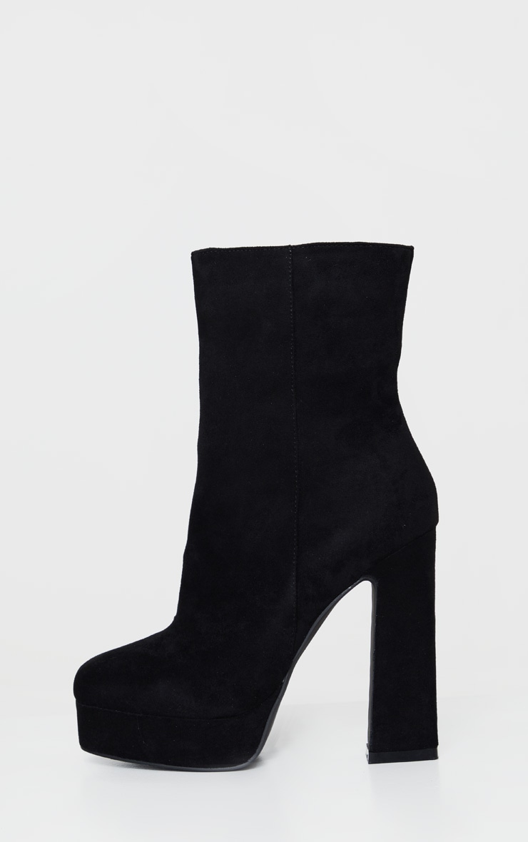 Suede platform ankle boots Clearance