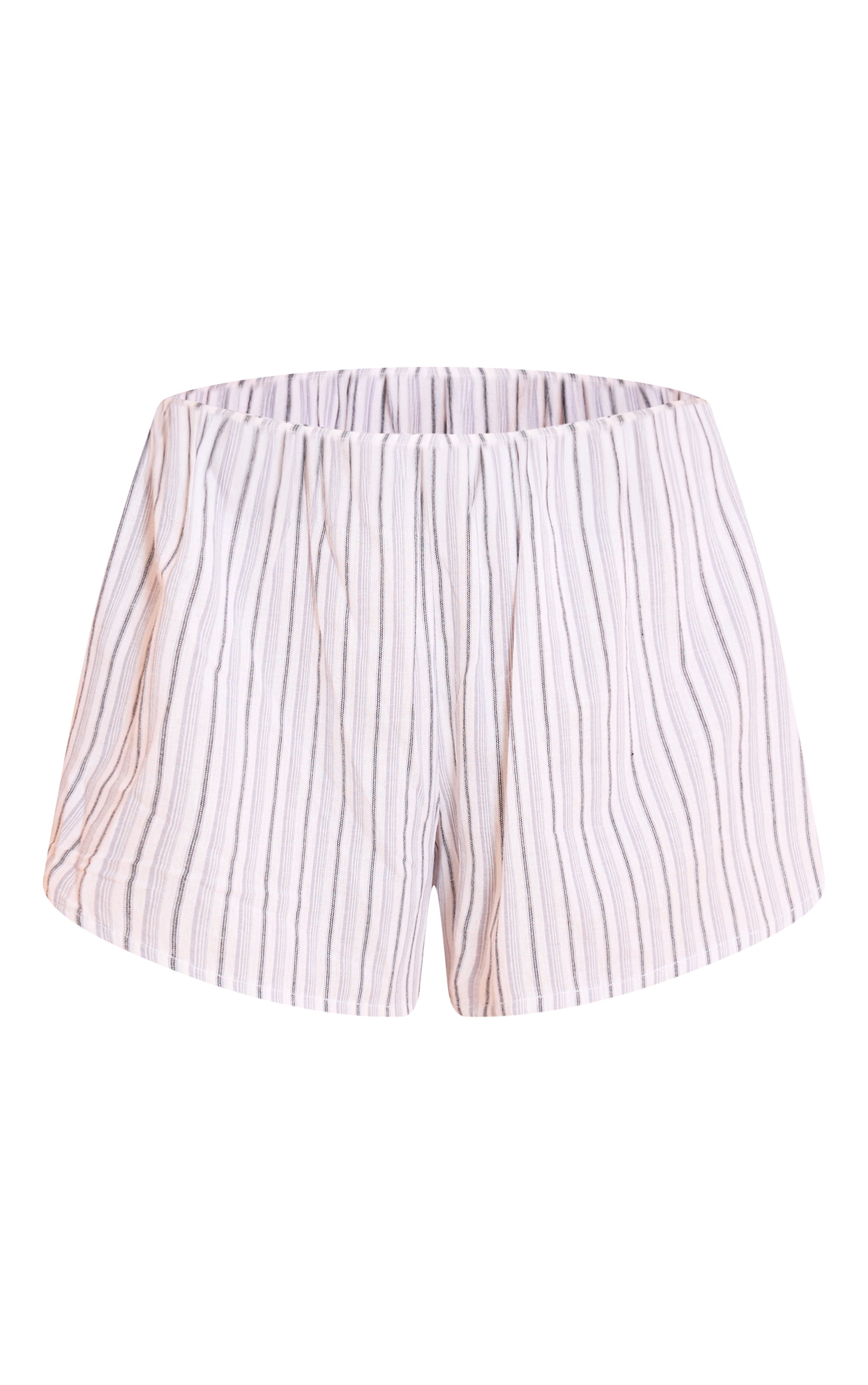 Petite Short fluide gris à rayures image 6