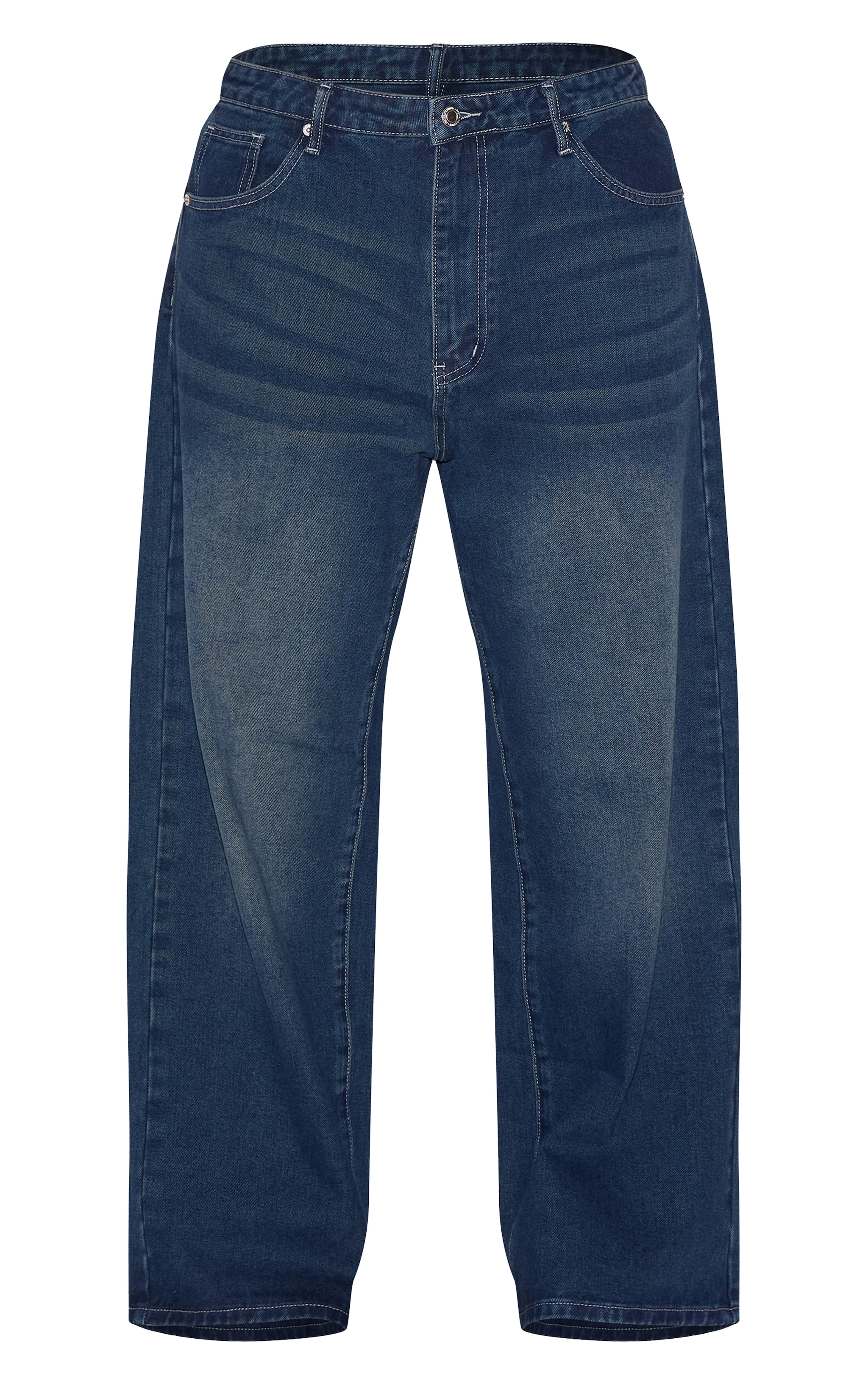 Plus Indigo Wide Leg Jeans image 5