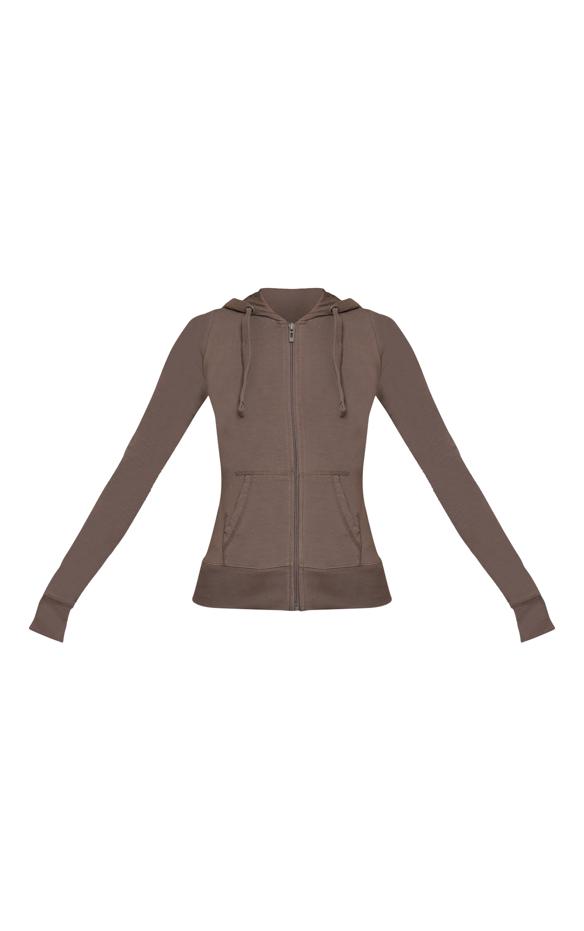 Tall Charcoal Zip Up Fitted Track Jacket image 5